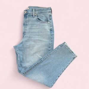 Women's Light Blue Straight Leg Jeans